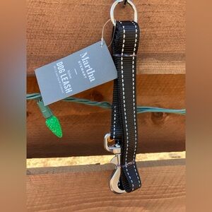Martha Stewart NWT Black 5 foot Nylon dog leash